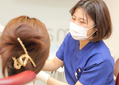 相談しやすい歯科衛生士担当制を採用